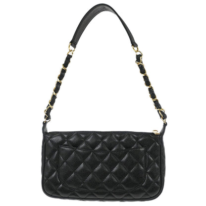 Chanel Black Caviar Skin Handbag
