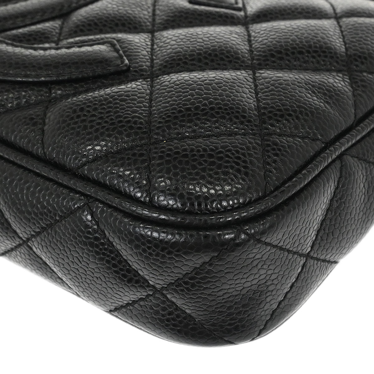 Chanel Black Caviar Skin Handbag