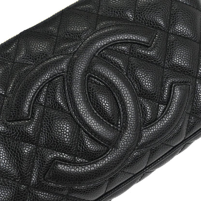 Chanel Black Caviar Skin Handbag