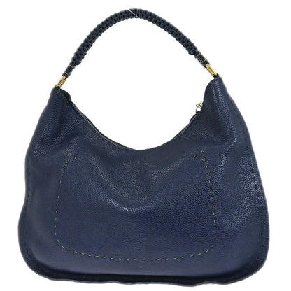 Fendi Navy Hobo Handbag