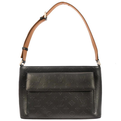 Louis Vuitton Black Monogram Mat Alston Shoulder Bag M55122