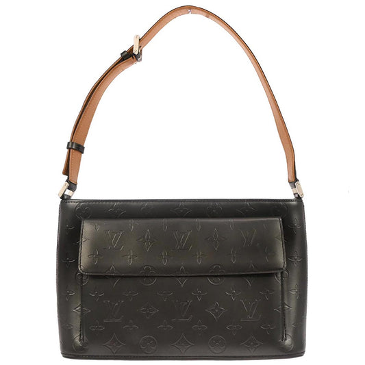Louis Vuitton Black Monogram Mat Alston Shoulder Bag M55122