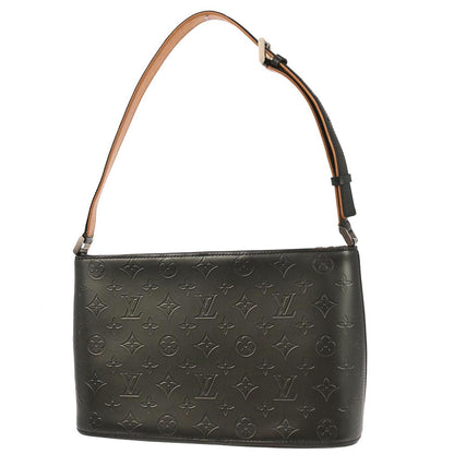 Louis Vuitton Black Monogram Mat Alston Shoulder Bag M55122