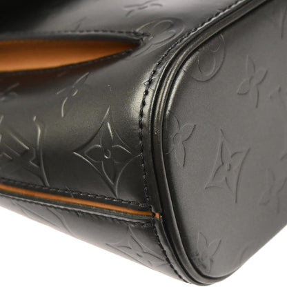 Louis Vuitton Black Monogram Mat Alston Shoulder Bag M55122