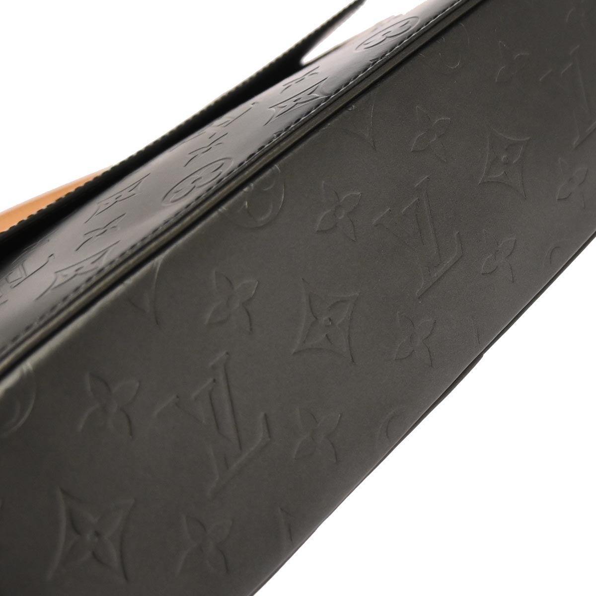 Louis Vuitton Black Monogram Mat Alston Shoulder Bag M55122