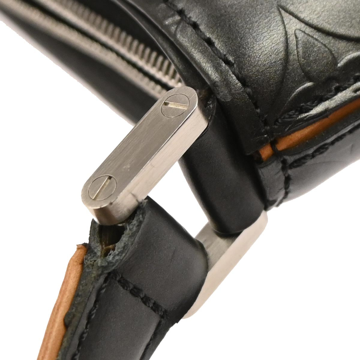 Louis Vuitton Black Monogram Mat Alston Shoulder Bag M55122