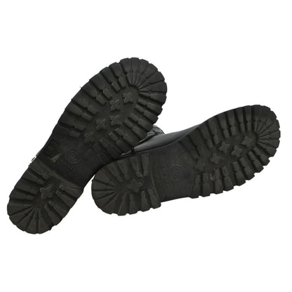 Chanel * Sport Line Boots Black Shoes #38 1/2