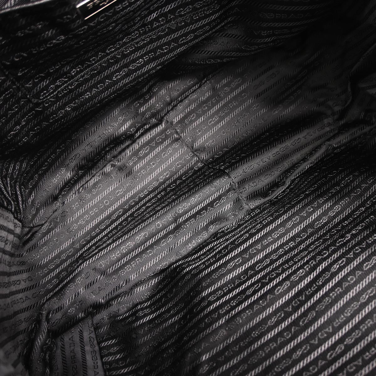 Prada Black Nylon 2way Shoulder Tote Bag