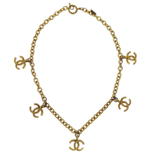 Chanel CC Charm Gold Chain Necklace