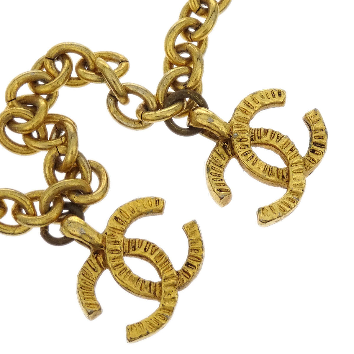 Chanel CC Charm Gold Chain Necklace