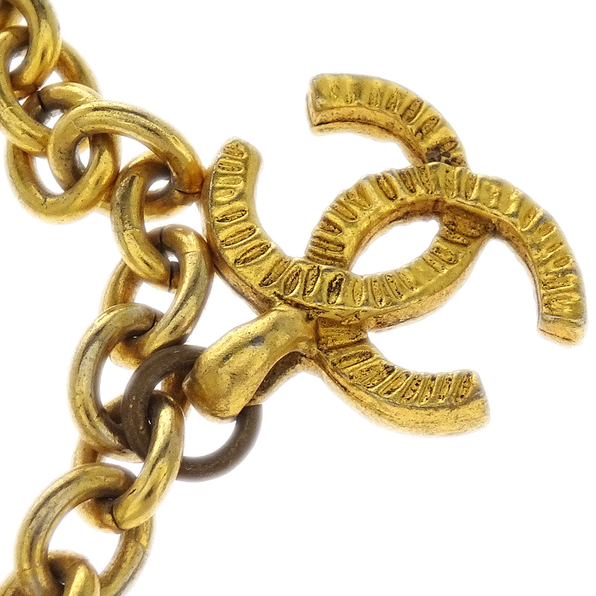 Chanel CC Charm Gold Chain Necklace