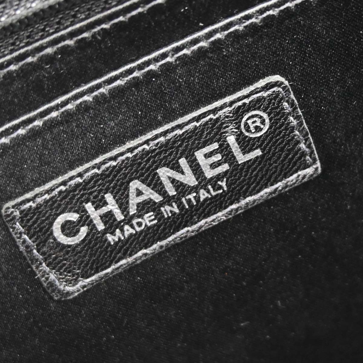 Chanel 2002-2003 Black Jacquard Nylon Travel Line Single Flap Medium Shoulder Bag