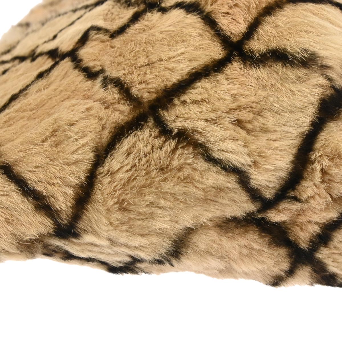 Chanel* Brown Rabbit Fur Tote Handbag