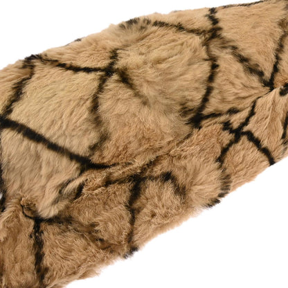 Chanel* Brown Rabbit Fur Tote Handbag