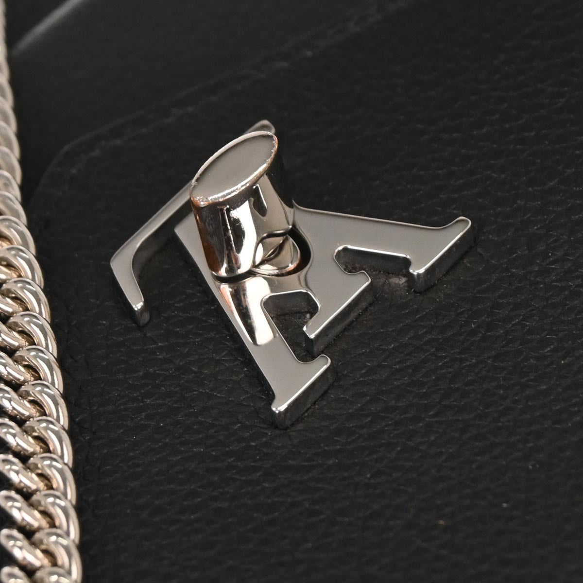 Louis Vuitton Black Pochette Lockme Shoulder Bag M63471