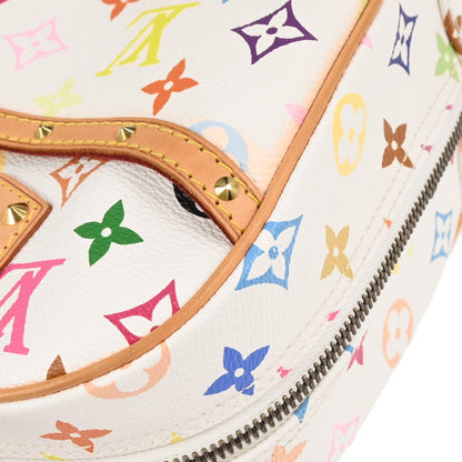 Louis Vuitton White Monogram Multicolor Trouville Handbag M92663