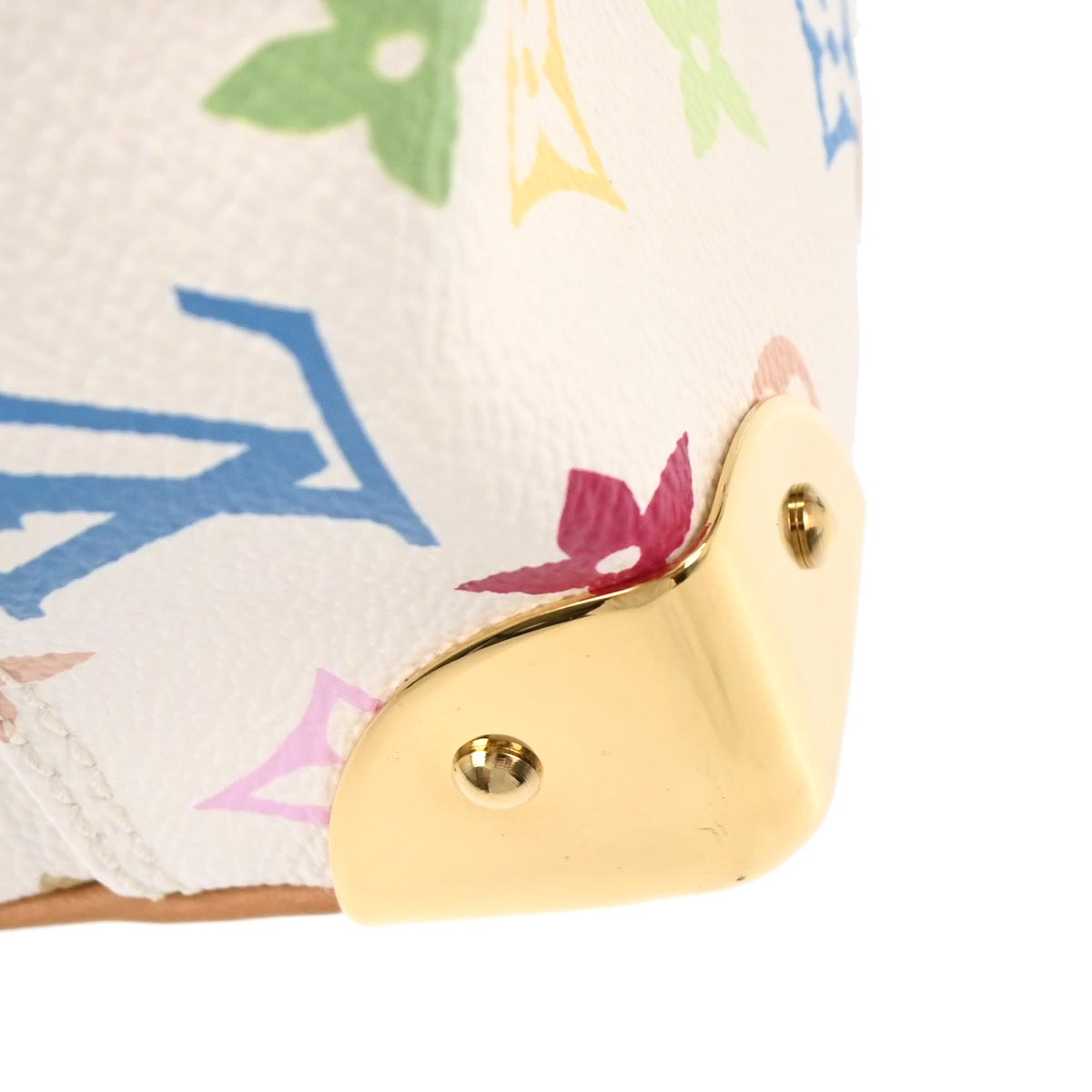 Louis Vuitton White Monogram Multicolor Trouville Handbag M92663