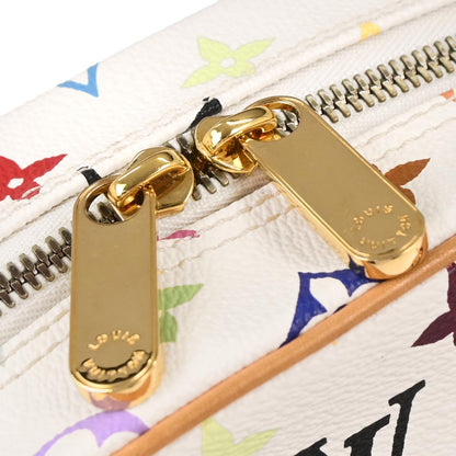 Louis Vuitton White Monogram Multicolor Trouville Handbag M92663