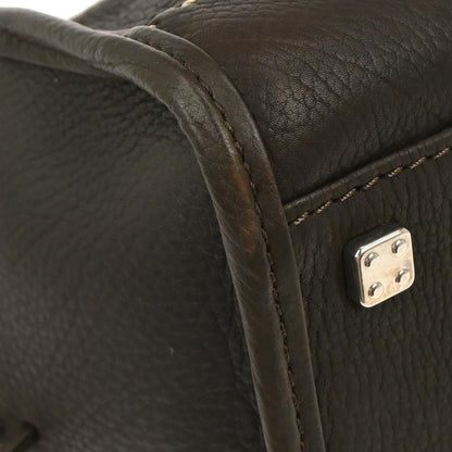 Loewe Brown Leather Amazona 36 Handbag