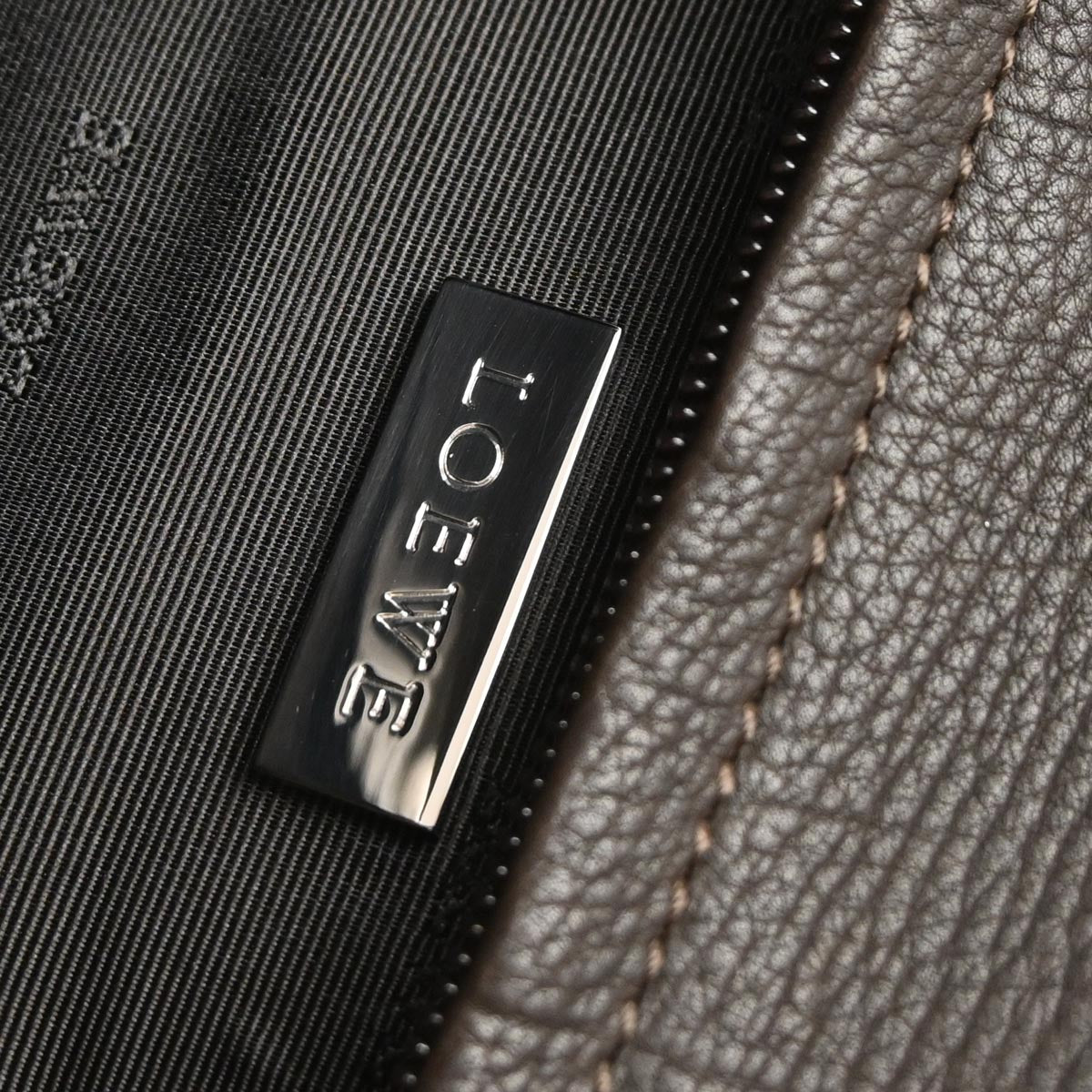 Loewe Brown Leather Amazona 36 Handbag