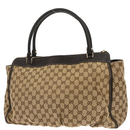 Gucci Brown GG Abbey D Ring Tote Bag