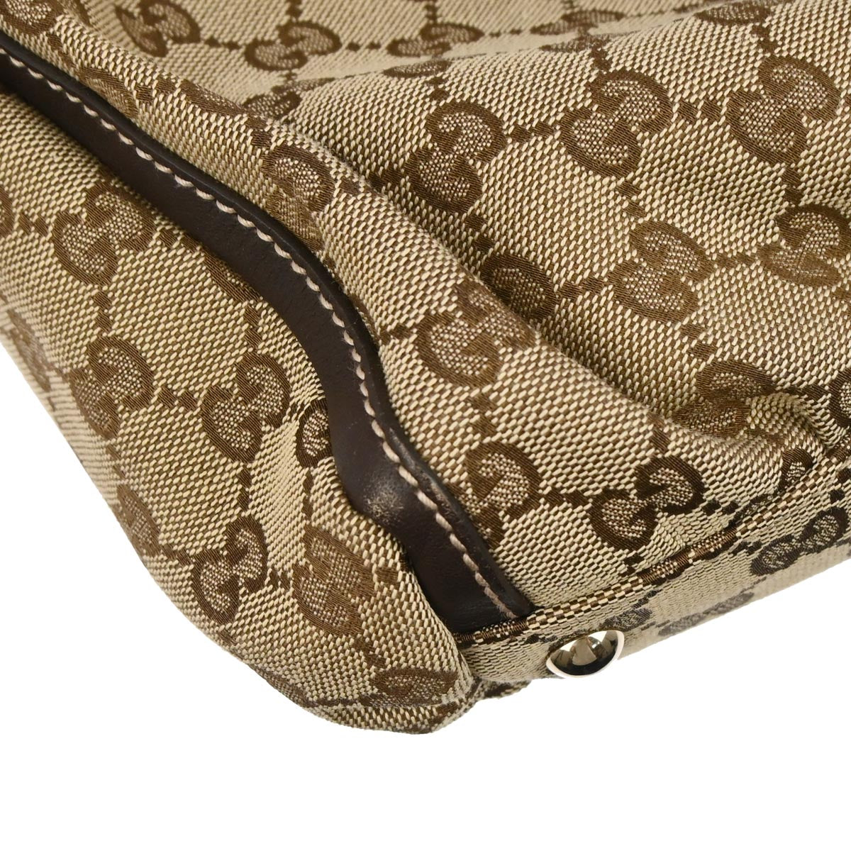 Gucci Brown GG Abbey D Ring Tote Bag