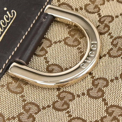 Gucci Brown GG Abbey D Ring Tote Bag