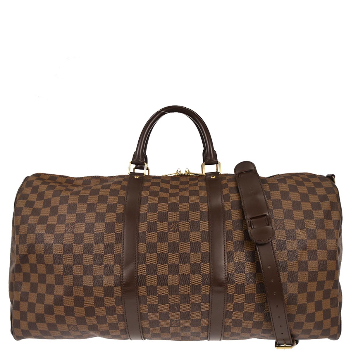 Louis Vuitton Damier Keepall Bandouliere 55 Duffle Bag N41414