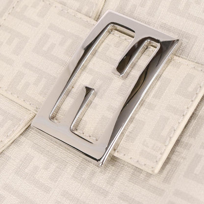 Fendi White PVC Zucchino Handbag