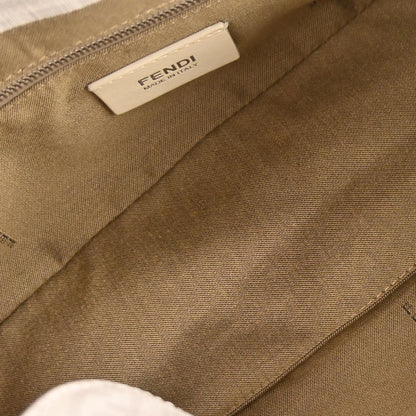 Fendi White PVC Zucchino Handbag