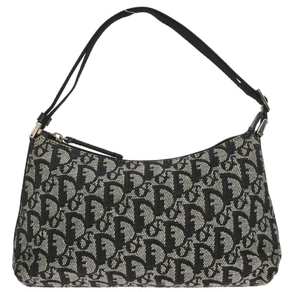 Christian Dior Black Canvas Trotter Handbag