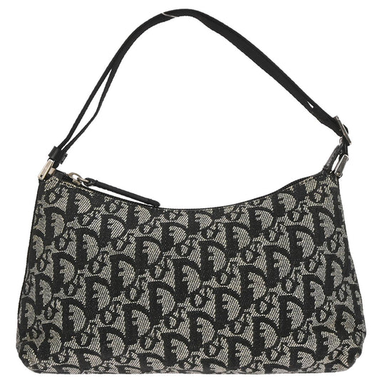 Christian Dior Black Canvas Trotter Handbag