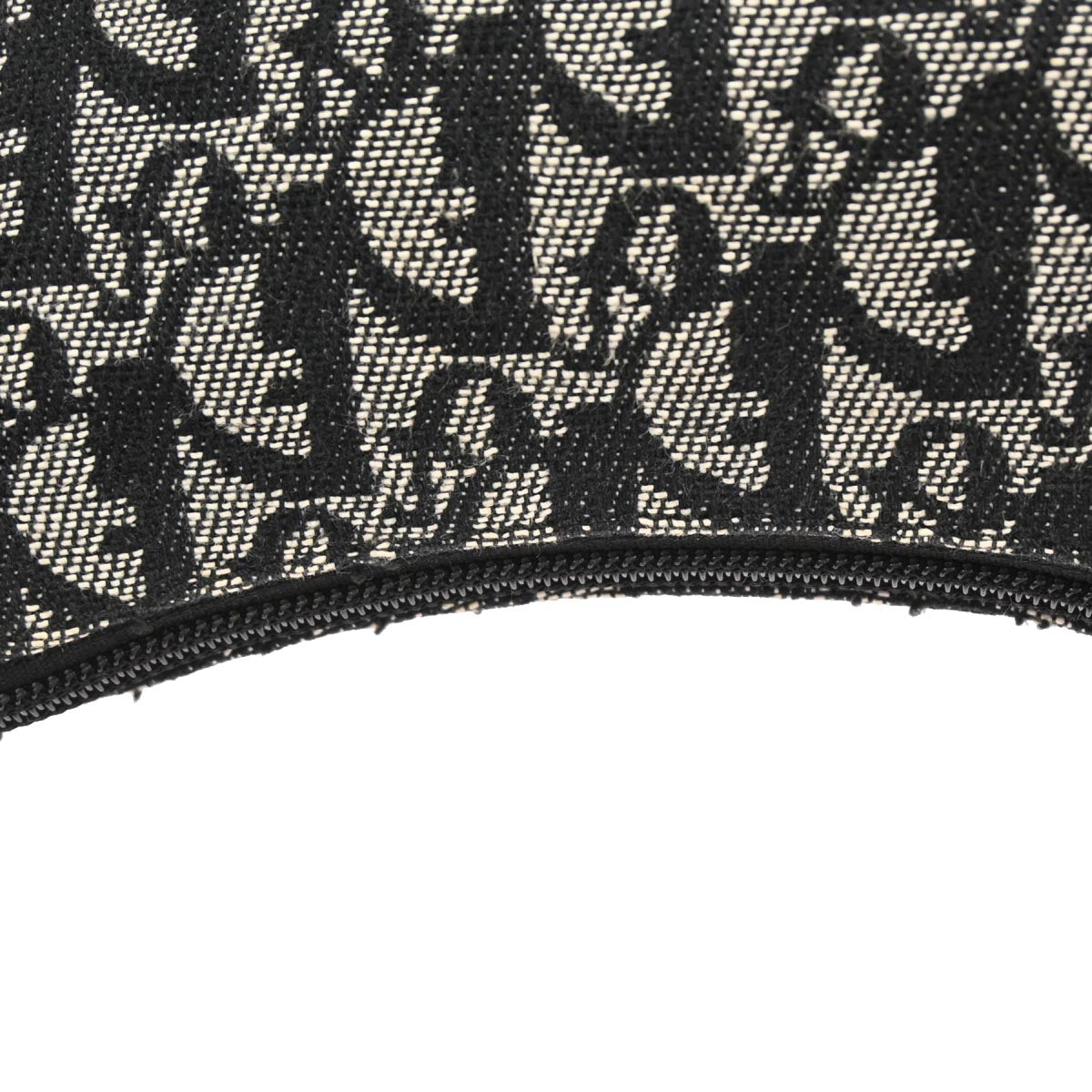 Christian Dior Black Canvas Trotter Handbag