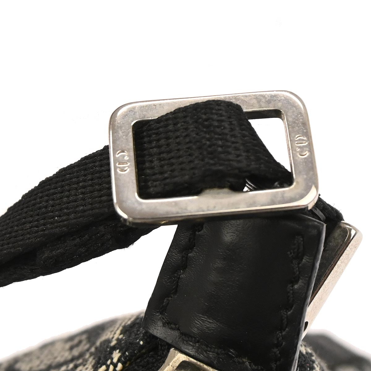 Christian Dior Black Canvas Trotter Handbag