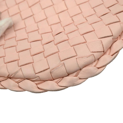 Bottega Veneta Light Pink Lambskin Intrecciato Hobo Handbag