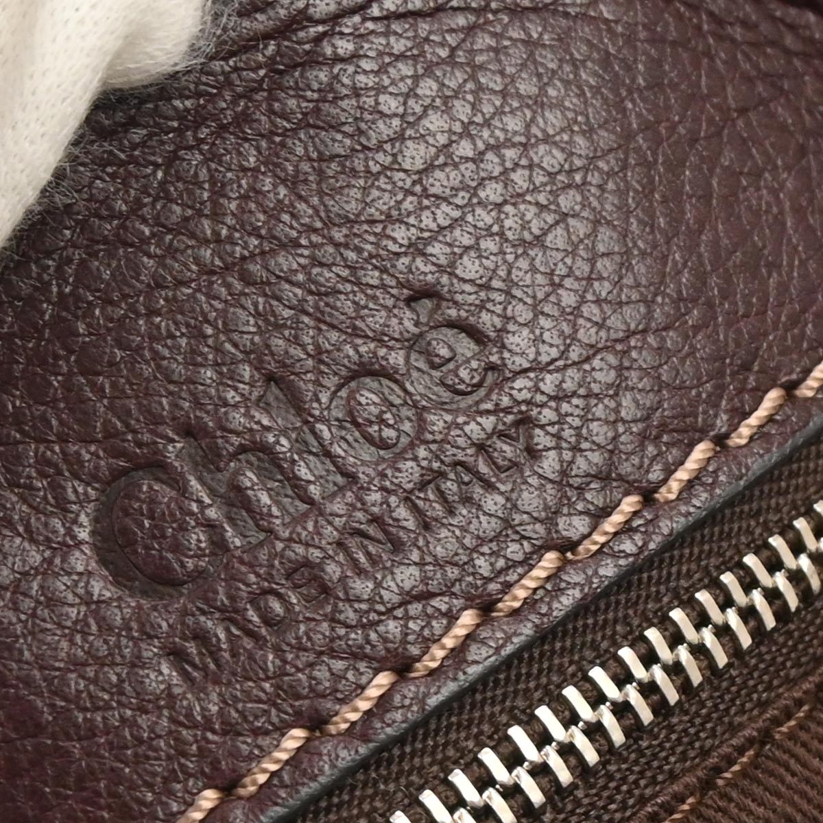 Chloe Brown Paddington Front Pocket Handbag