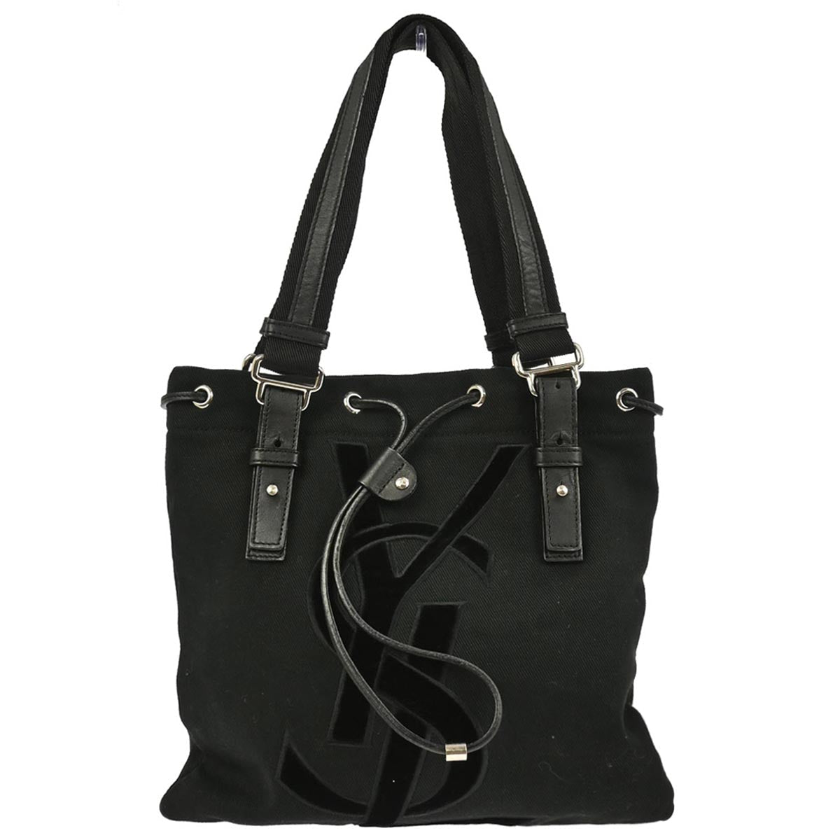 Yves Saint Laurent Black Kahala Tote Bag