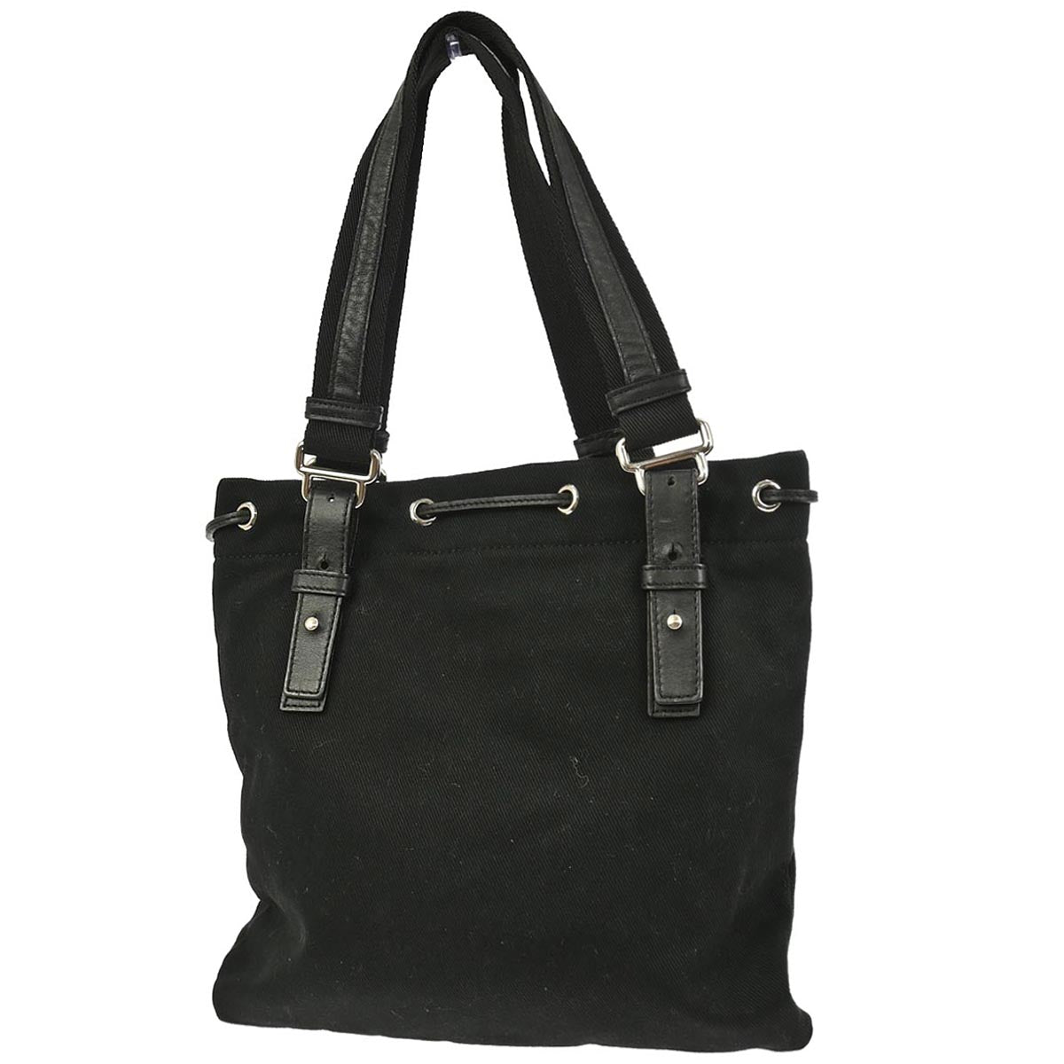 Yves Saint Laurent Black Kahala Tote Bag