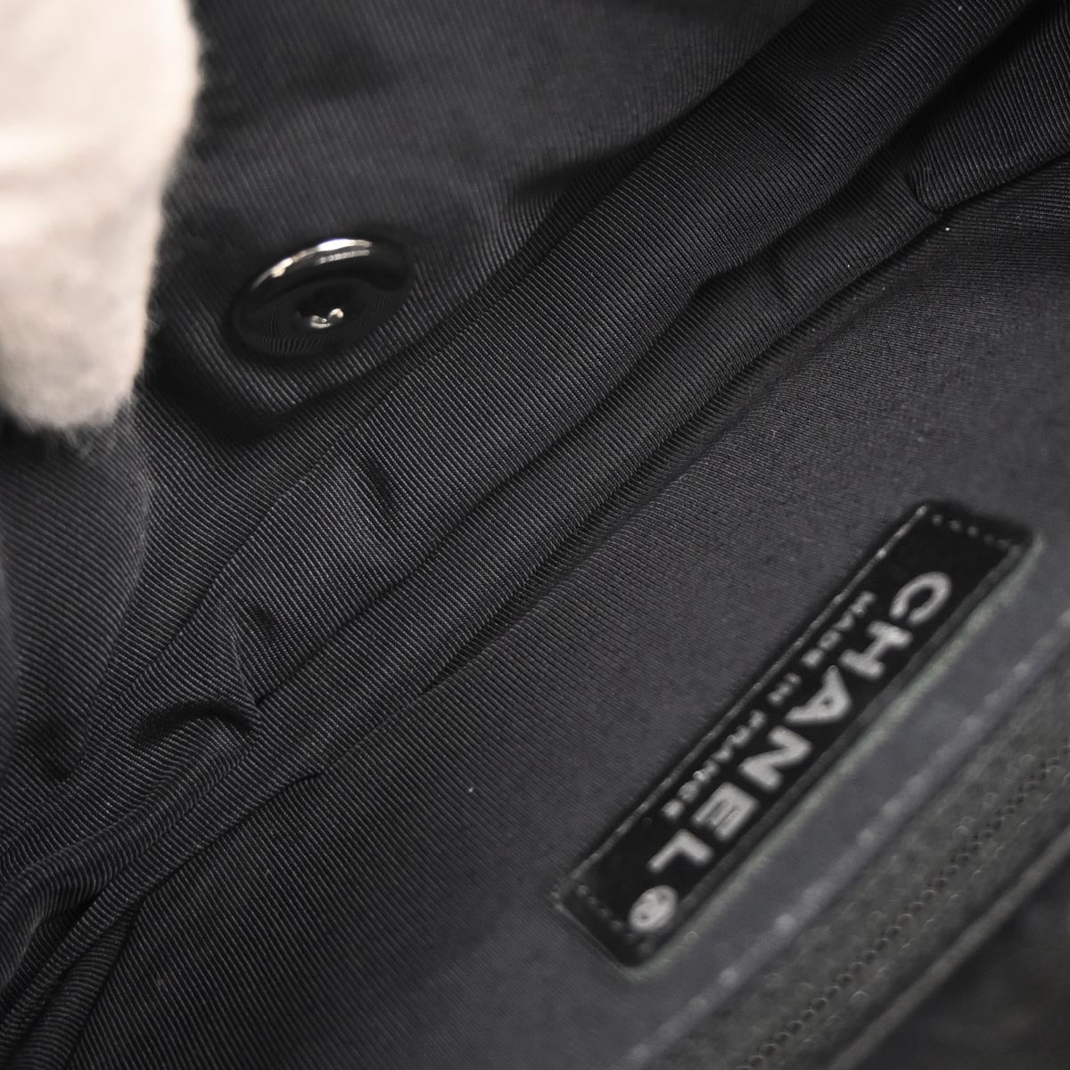 Chanel Black Lambskin Hula Hoop Small Handbag