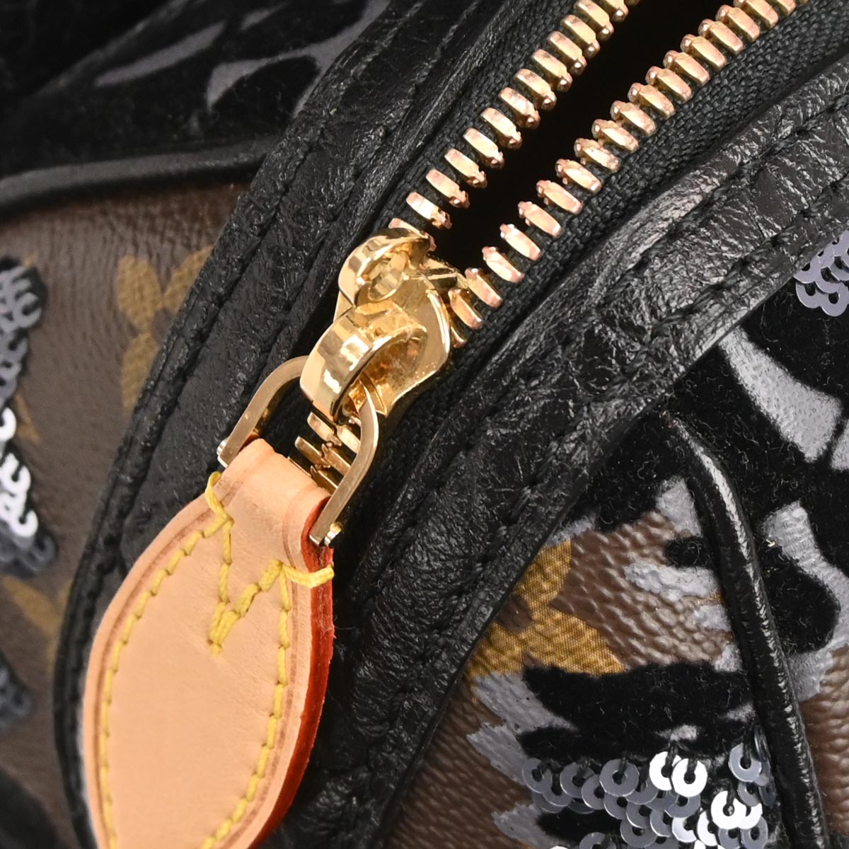 Louis Vuitton Monogram Fleur de Jais Carrousel Handbag M40434