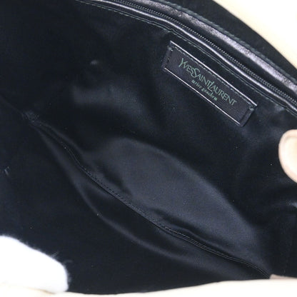 Yves Saint Laurent Ivory Large Mombasa Handbag