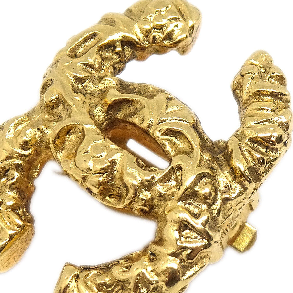 Chanel CC Clip-On Earrings Gold 93A