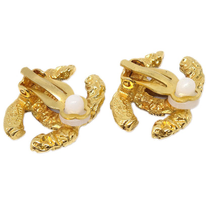 Chanel CC Clip-On Earrings Gold 93A