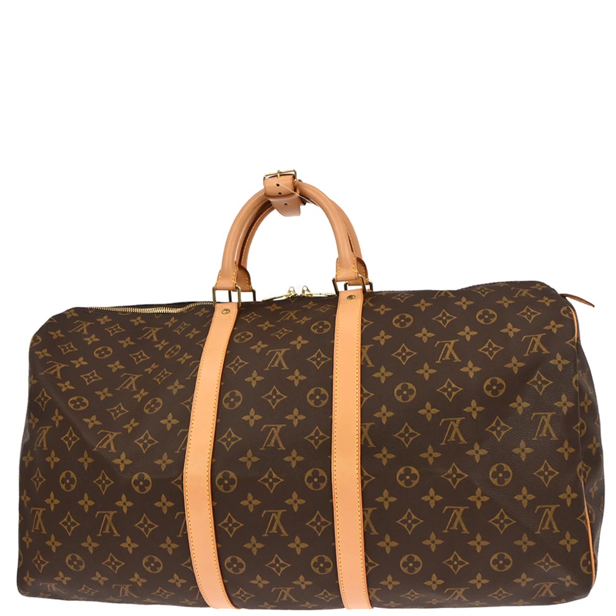 Louis Vuitton 2003 Monogram Keepall 55 Travel Handbag M41424