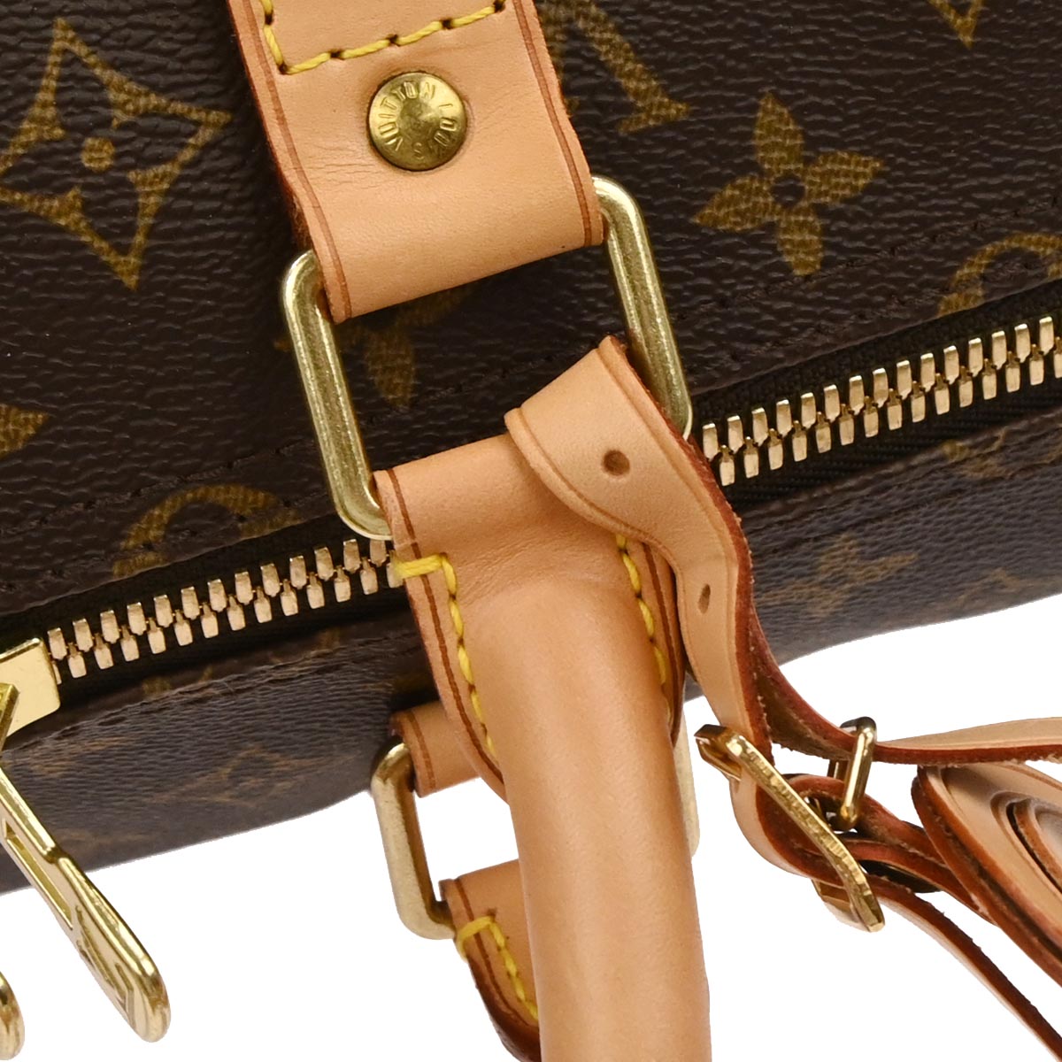 Louis Vuitton 2003 Monogram Keepall 55 Travel Handbag M41424