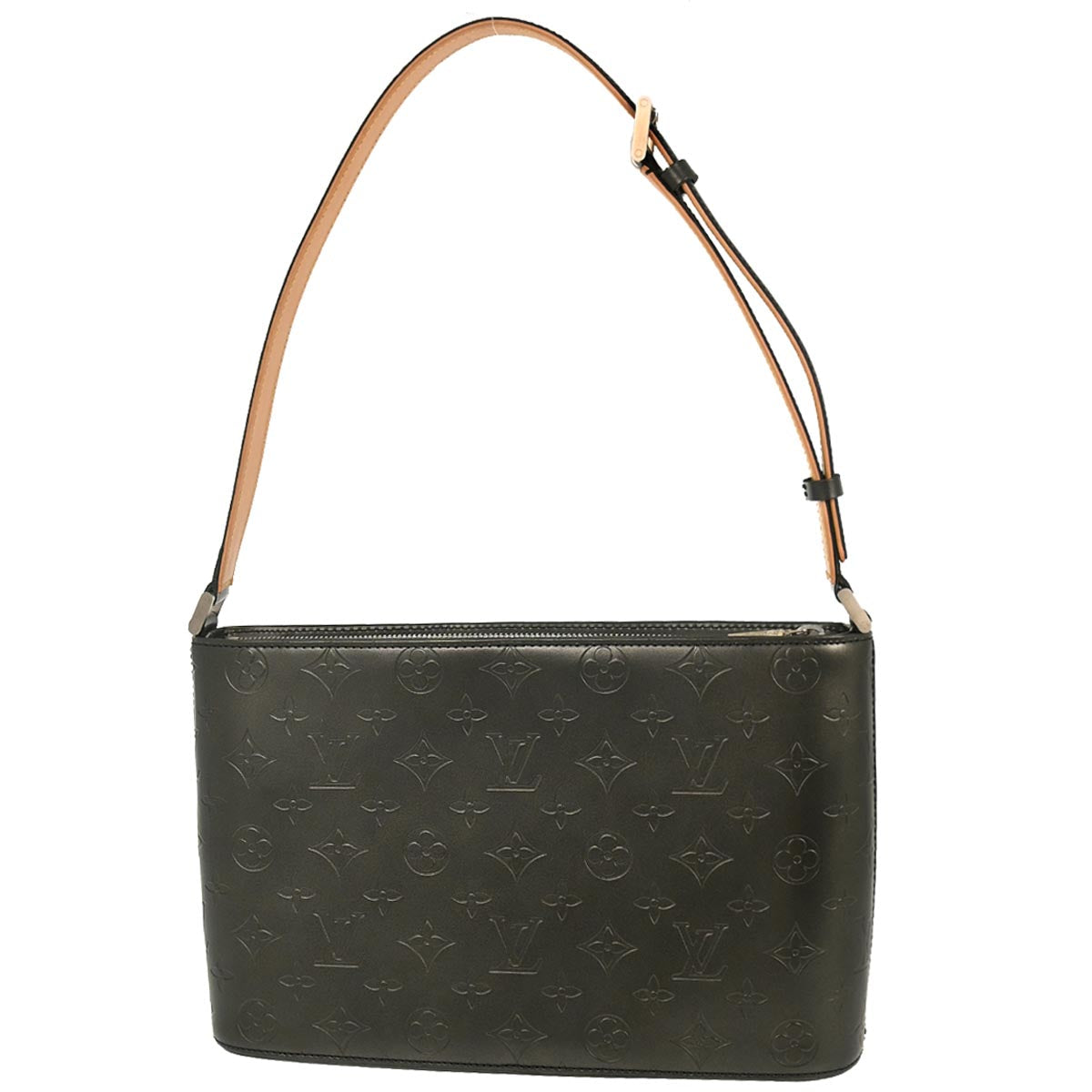 Louis Vuitton Black Monogram Mat Alston Shoulder Bag M55122