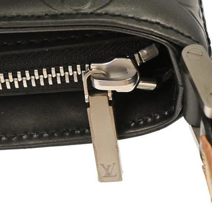 Louis Vuitton Black Monogram Mat Alston Shoulder Bag M55122