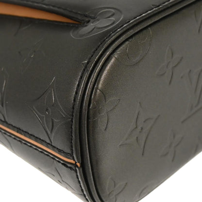 Louis Vuitton Black Monogram Mat Alston Shoulder Bag M55122