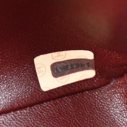 Chanel 1989-1991 Black Lambskin Classic Square Flap Shoulder Bag 20