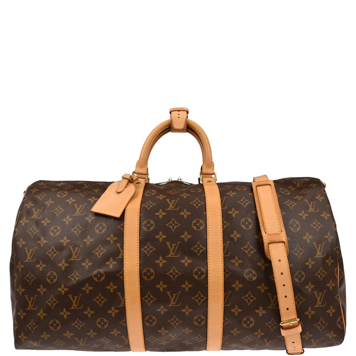 Louis Vuitton Monogram Keepall Bandouliere 55 Duffle Bag M41414